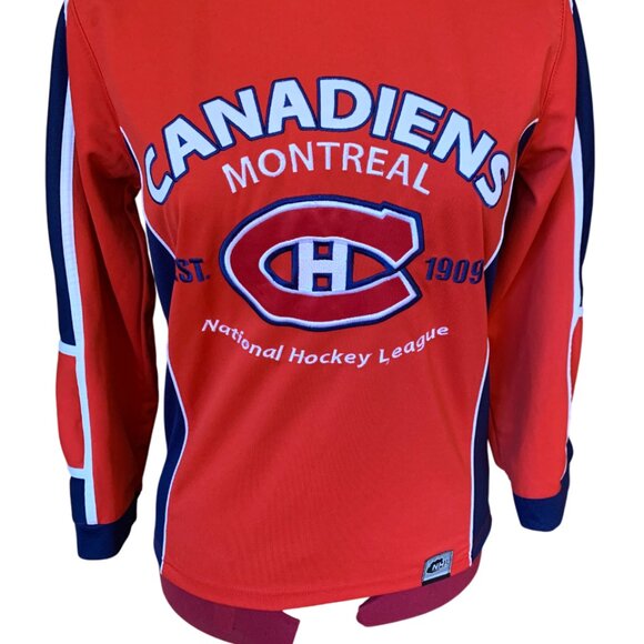 Montreal CANADIENS - Official NHL Mighty Mac Sports - Boys Jersey Size M (10-12) - Picture 6 of 14